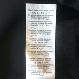 Gucci Tiger Button Striped-Trim Drawstring Mini Dress Black Crepe Size Large