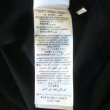 Gucci Tiger Button Striped-Trim Drawstring Mini Dress Black Crepe Size Large