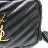 Saint Laurent Lou Belt Bag Black Quilted Leather
