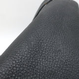 Chloe Marcie Medium Crossbody Saddle Bag Black Grained Leather