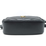 Saint Laurent Lou Belt Bag Black Quilted Leather