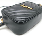 Saint Laurent Lou Belt Bag Black Quilted Leather