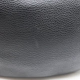 Chloe Marcie Medium Crossbody Saddle Bag Black Grained Leather