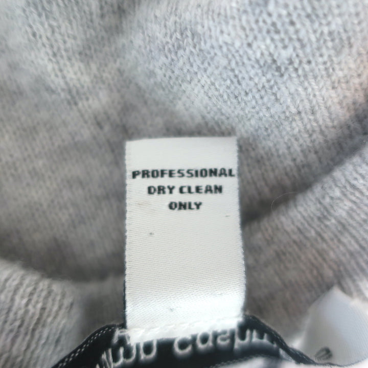 Autumn Cashmere Anchor Sweater Light Gray Size Extra Small Layered-Back Pullover