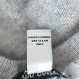Autumn Cashmere Anchor Sweater Light Gray Size Extra Small Layered-Back Pullover