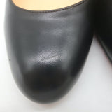 Christian Louboutin New Simple 85 Pumps Black Leather Size 39