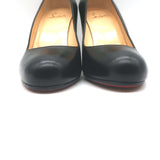 Christian Louboutin New Simple 85 Pumps Black Leather Size 39