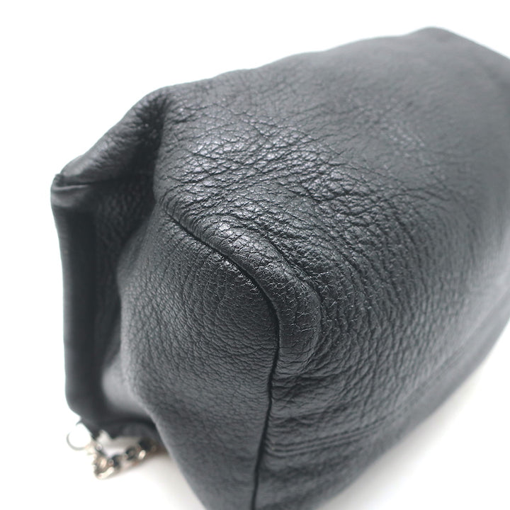 Givenchy Mini Pandora Chain Crossbody Bag Black Leather