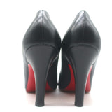 Christian Louboutin New Simple 85 Pumps Black Leather Size 39