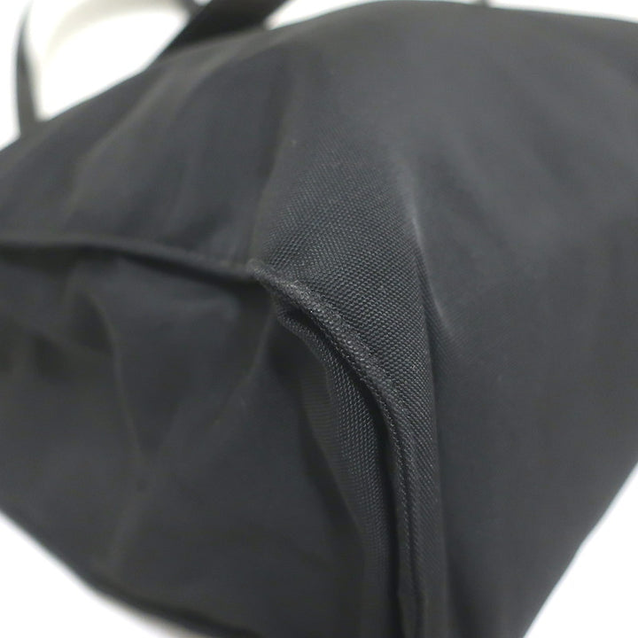 Vintage Gucci Medium Nylon Tote Black Patent Leather-Trimmed Shoulder Bag