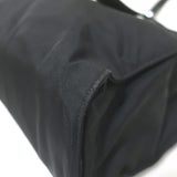Vintage Gucci Medium Nylon Tote Black Patent Leather-Trimmed Shoulder Bag