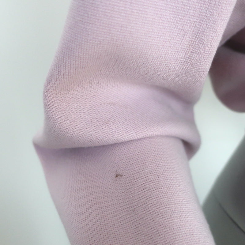 A.L.C. Peters V-Neck Cropped Cardigan Lilac Stretch Knit Size Extra Small