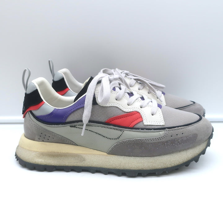 Hidnander Threedome.Zero Low Top Sneakers Light Grey Size 37 NEW