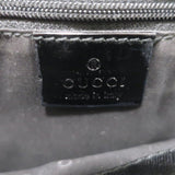 Vintage Gucci Medium Nylon Tote Black Patent Leather-Trimmed Shoulder Bag