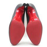 Christian Louboutin New Simple 85 Pumps Black Leather Size 39
