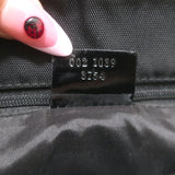 Vintage Gucci Medium Nylon Tote Black Patent Leather-Trimmed Shoulder Bag