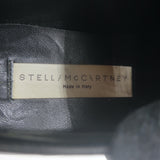 Stella McCartney Elyse Platform Lace-Up Shoes Black Faux Leather Size 37