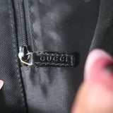 Vintage Gucci Medium Nylon Tote Black Patent Leather-Trimmed Shoulder Bag