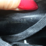 Stella McCartney Elyse Platform Lace-Up Shoes Black Faux Leather Size 37