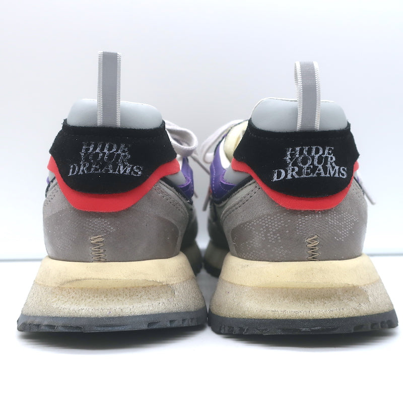 Hidnander Threedome.Zero Low Top Sneakers Light Grey Size 37 NEW