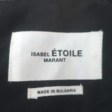 Isabel Marant Etoile Overton Double Breasted Coat Charcoal Boucle Tweed Size 36