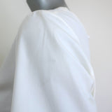 A.L.C. Lace-Up Back Top White Stretch Cotton Size 4 Short Sleeve Blouse