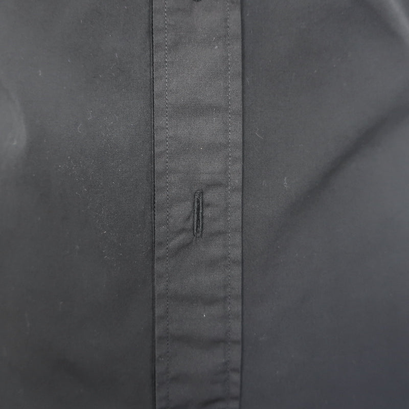 Dior Homme Contrast-Seam Shirt Black Cotton Size 37