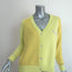PS by Paul Smith Happy Cardigan Yellow Colorblock Cotton Knit Size Extra Small