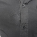 Dior Homme Contrast-Seam Shirt Black Cotton Size 37