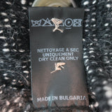 Isabel Marant Etoile Overton Double Breasted Coat Charcoal Boucle Tweed Size 36