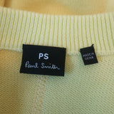 PS by Paul Smith Happy Cardigan Yellow Colorblock Cotton Knit Size Extra Small