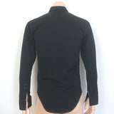 Dior Homme Contrast-Seam Shirt Black Cotton Size 37