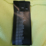 PS by Paul Smith Happy Cardigan Yellow Colorblock Cotton Knit Size Extra Small