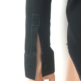 Dior Homme Contrast-Seam Shirt Black Cotton Size 37