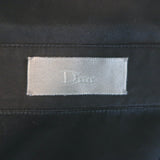 Dior Homme Contrast-Seam Shirt Black Cotton Size 37