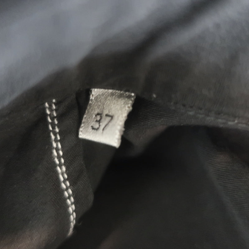 Dior Homme Contrast-Seam Shirt Black Cotton Size 37