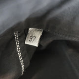 Dior Homme Contrast-Seam Shirt Black Cotton Size 37
