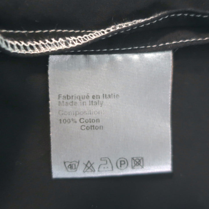 Dior Homme Contrast-Seam Shirt Black Cotton Size 37