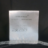 Dior Homme Contrast-Seam Shirt Black Cotton Size 37