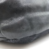 Isabel Marant Woven Strap Small Crossbody Flap Bag Black Raffia and Leather