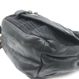 Isabel Marant Woven Strap Small Crossbody Flap Bag Black Raffia and Leather