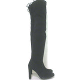 Stuart Weitzman Highland Over the Knee Boots Black Suede Size 9