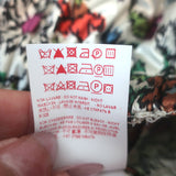 Marni Floral Print Pencil Skirt Cream/Multicolor Satin Size 40