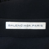 Balenciaga Ruffle Skirt Black Crepe Size 42