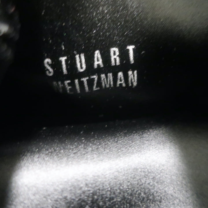 Stuart Weitzman Highland Over the Knee Boots Black Suede Size 9