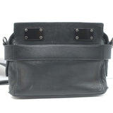 Rag & Bone Micro Pilot Chain Strap Crossbody Bag Black Leather
