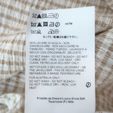 Jil Sander Gingham Midi Skirt Beige/White Gauze Size 36