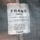 FRAME Denim Jacket Moore Gate Dark Blue Stretch Cotton Size Small