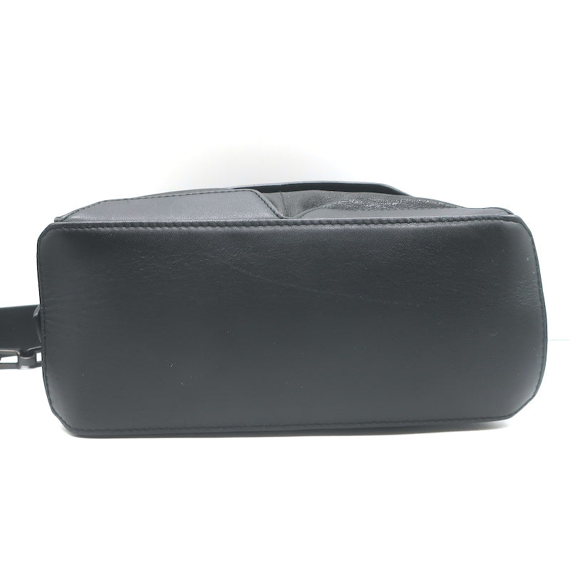 Rag &amp; Bone Micro Pilot Chain Strap Crossbody Bag Black Leather