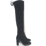 Stuart Weitzman Vidaland Velvet Over the Knee Boots Black Size 8.5 NEW